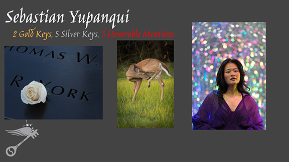 Sebastian Yupanqui - silver Sebastian Yupanqui's Silver Key winning photos
